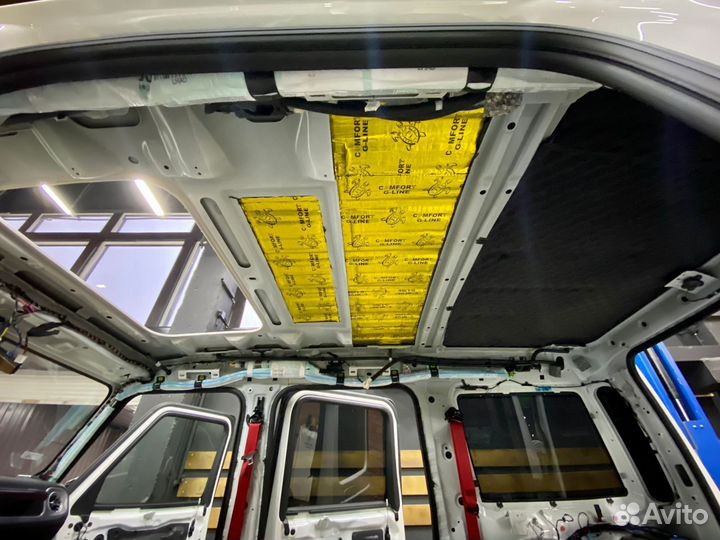 Комплекс шумоизоляция салона на Mercedes G