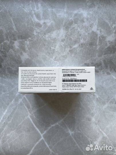 Беспроводные наушники AirPods 3 оригинал(с Мвидео)