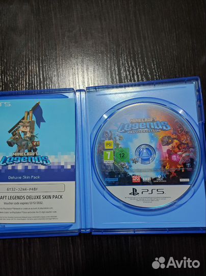 Minecraft ps5 диск