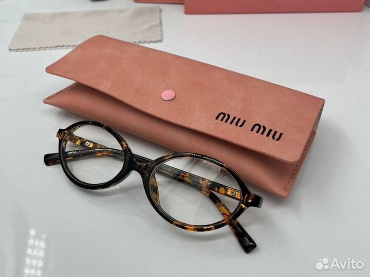 Очки имиджевые женские miu-miu