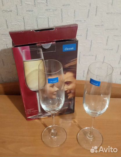 Фужеры для шампанского 2 шт