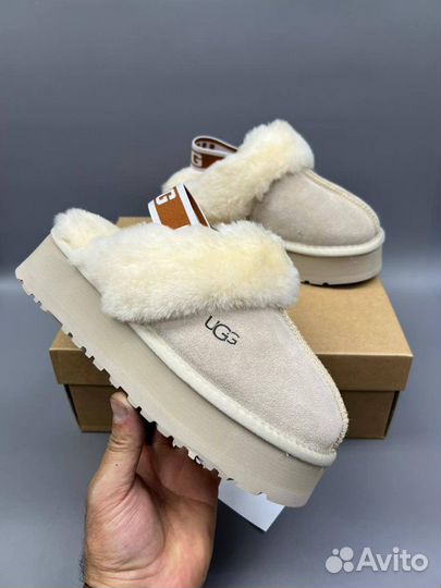 Тапочки На Платформе UGG Funkette Размеры 36-40