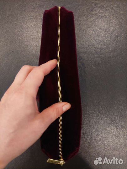 Косметичка бордовая Yves Saint Laurent