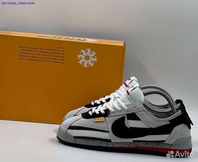 Кроссовки Nike Cortez Union Grey (Арт.62113)