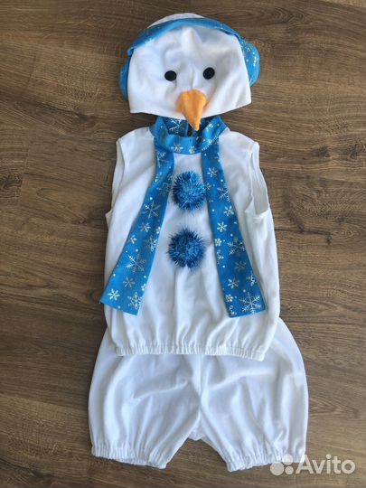 Костюм снеговика детский