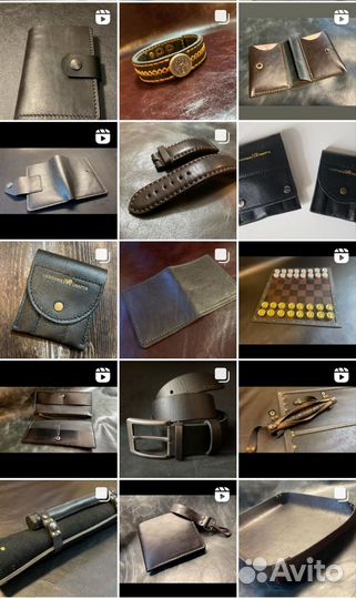 Изделия из кожи ручной работы на заказ