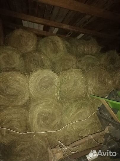 Продам сено, солому в мини рулонах