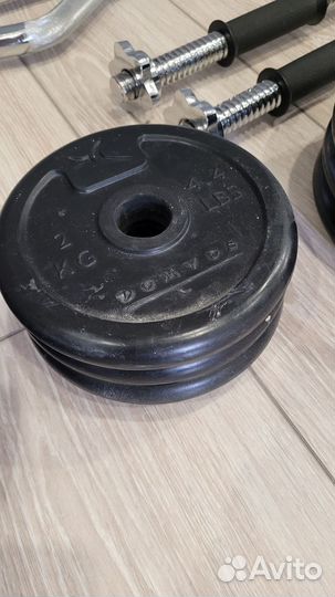 Штанга гриф блины бу