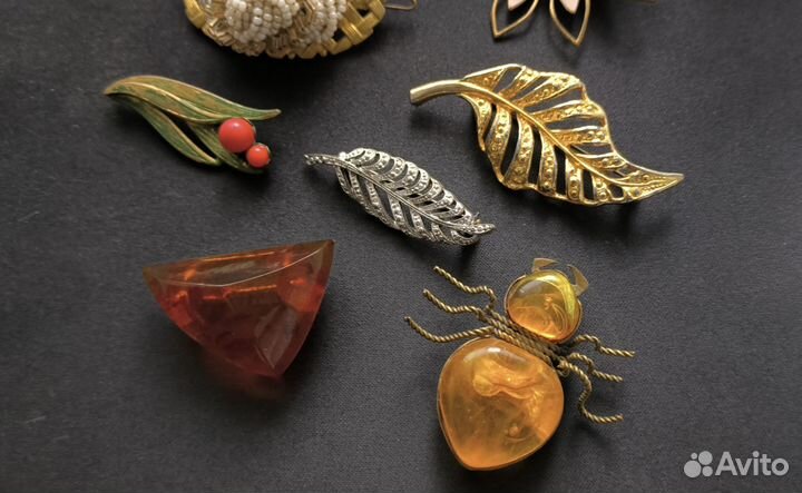 Винтажные броши периода СССР