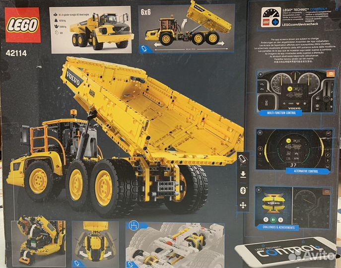 Lego technic 42114 Самосвал Volvo 6х6