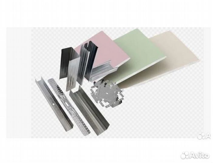 Гипсокартон/гкл/гвл/профиль