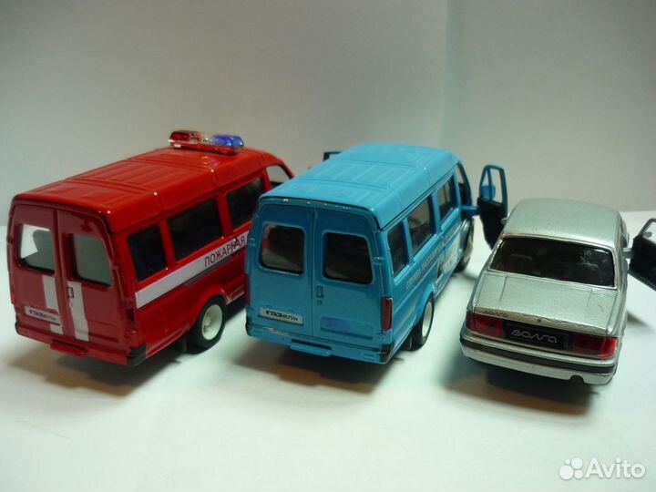 Волга, ГАЗель m1:34