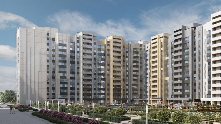 2-к. квартира, 59 м², 3/14 эт.