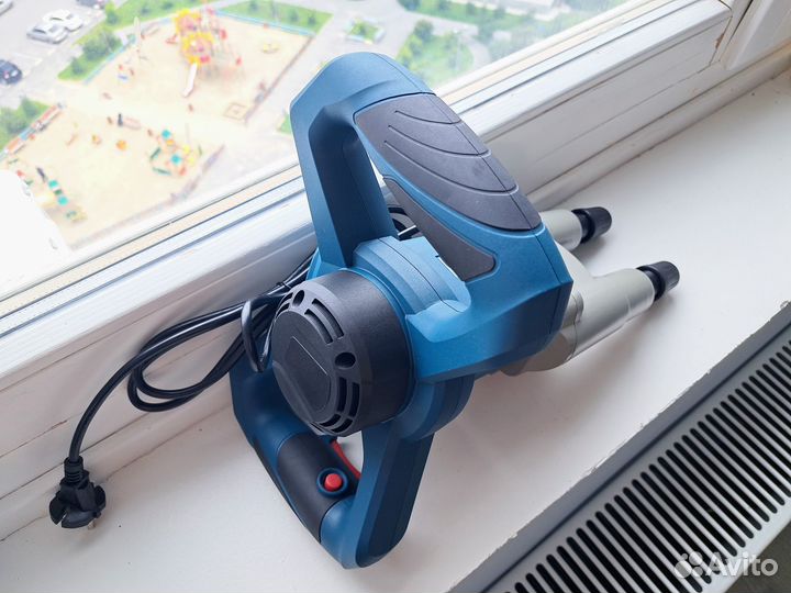 Миксер строительный двух венчиковый alteco MX 1400