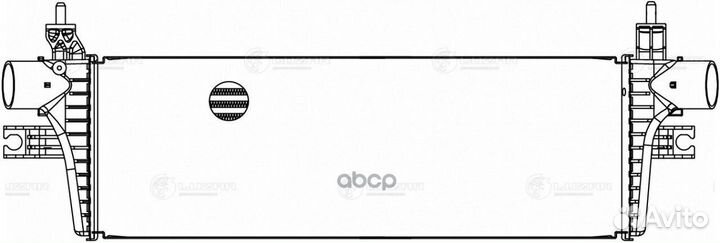 Онв (радиатор интеркулера) для а/м Toyota Hilux