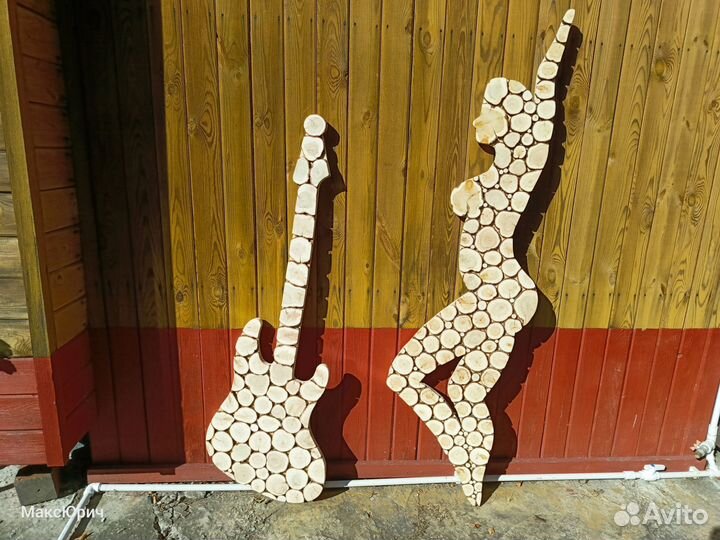 Панно из можжевельника 