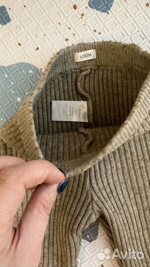 Леггинсы 2 пары loomknits 80-86