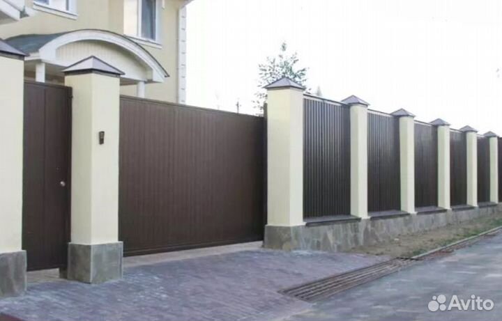 Забор металлический профессионально качественно