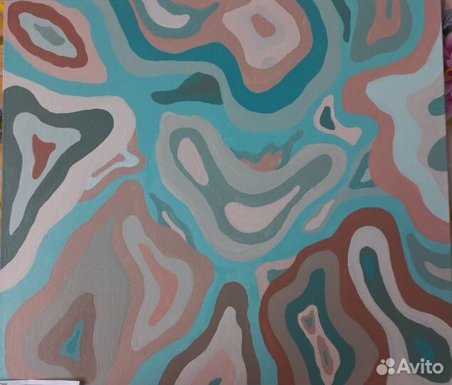 Картина абстракция акрил