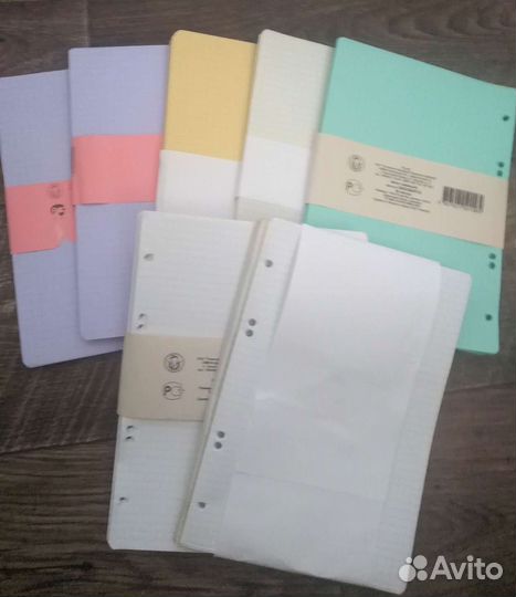 Листы тетрадные (блоки сменные)