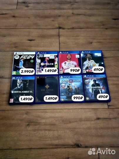 Диски на ps4 / ps5
