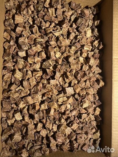 Сущеное говяжье легкое мелкая фракция