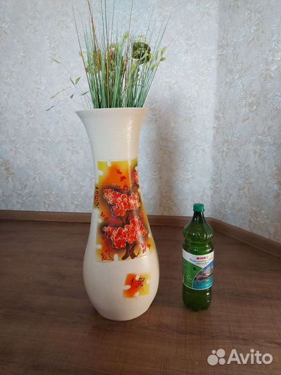 Ваза напольная керамическая, 60 см