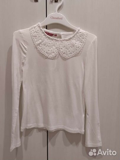 Блузка белая школьная