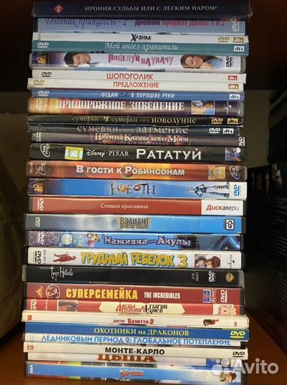 Dvd диски мультфильмы, мелодрамы, боевики, комедии