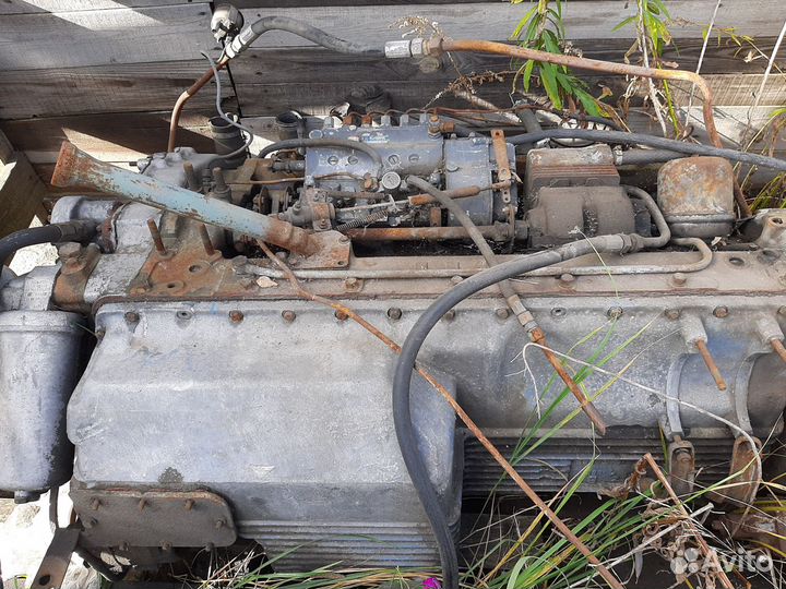 Дизельный двигатель 6ти цилиндровый 400 л/с