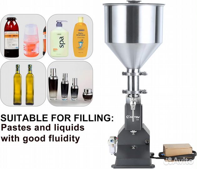 Аппарат для розлива жидкостей поршневой A02