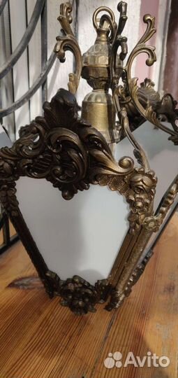 Винтажная люстра бронза