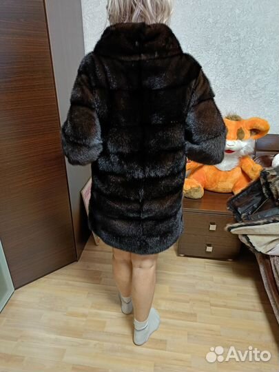 Шуба норковая 46 48 бу