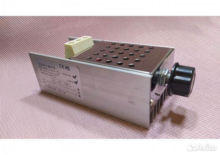 Регулятор напряжения 10кВт 220В для тэна двигателя