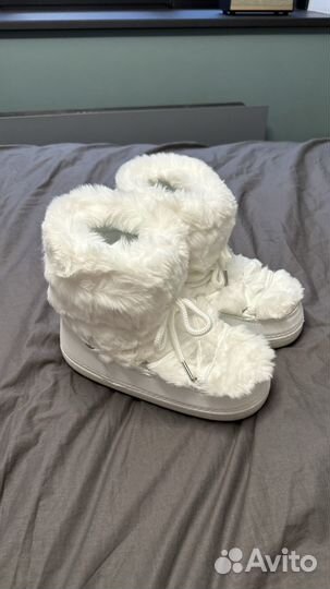 Луноходы меховые Moon Boot type в наличии