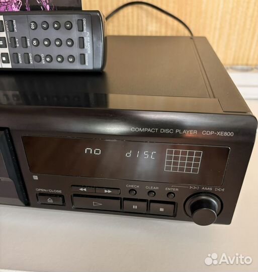 Cd проигрыватель sony cdp-xe800