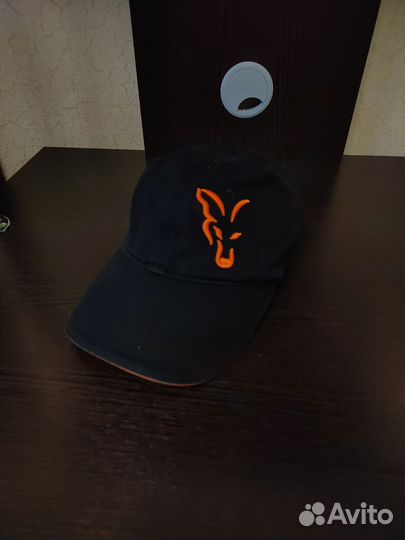 Кепка Чёрная с Оранжевым Fox (Фокс) - Fox