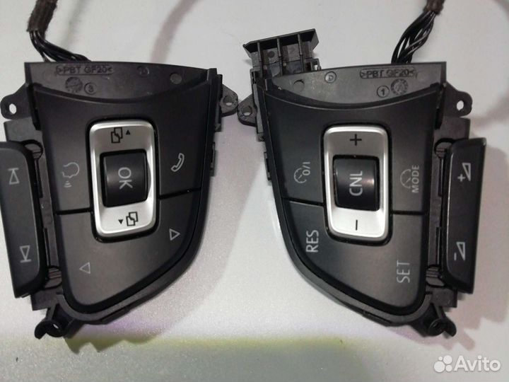 Кнопки руля на VW Tiguan 2