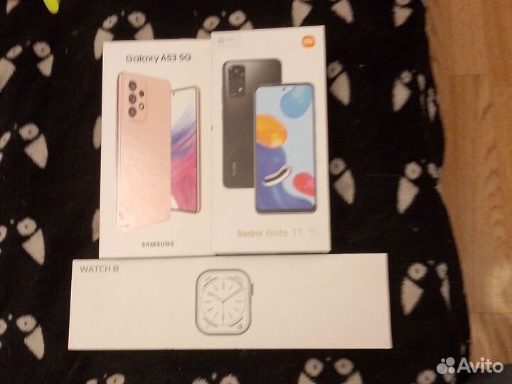 Коробки Samsung Galaxy, Redmi, SMART Watch