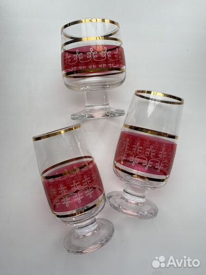 Посуда СССР бокалы богемия Чехословакия