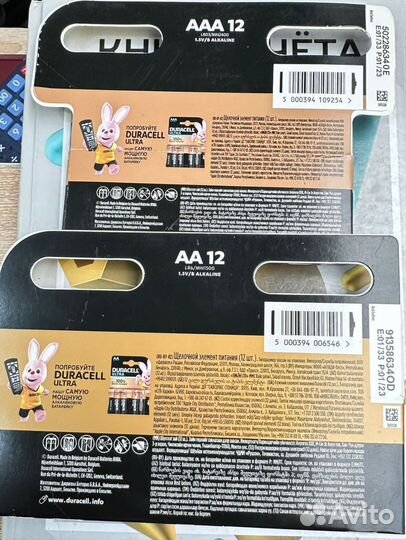 Батарейки 36шт duracell AA