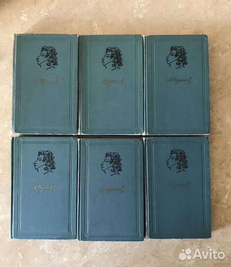 А.С.Пушкин Собрание сочинений в 6 томах