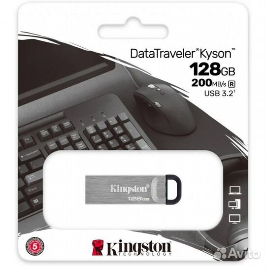 USB Flash накопитель 128GB Kingston #363032