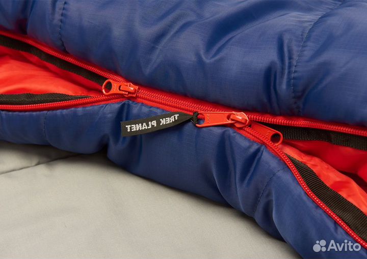 Спальник Trek Planet Bergen синий (Правый)