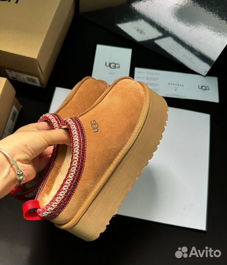 Ugg Tazz Tasman Platform Chestnut Угги