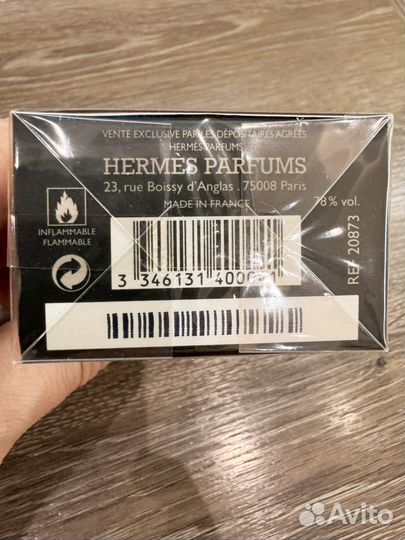 Туалетная вода Terre D'Hermes 50 ml оригинал