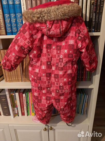 Зимний комбинезон для девочки 92