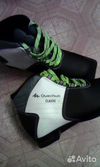 Лыжные ботинки,лыжи и палки