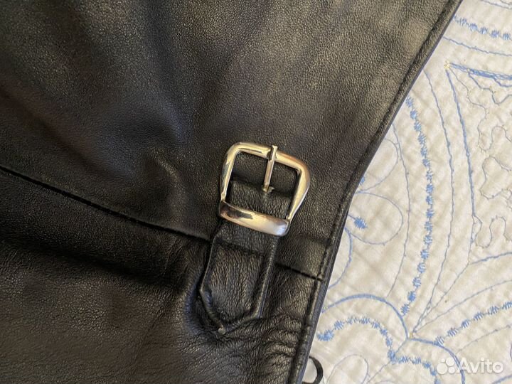 Юбка натуральная кожа