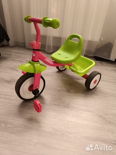 Детский трехколесный велосипед бу